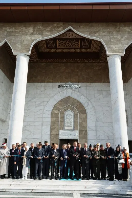 Başkan Erdoğan askeri birlikteki Zafer Camisi’ni açtı