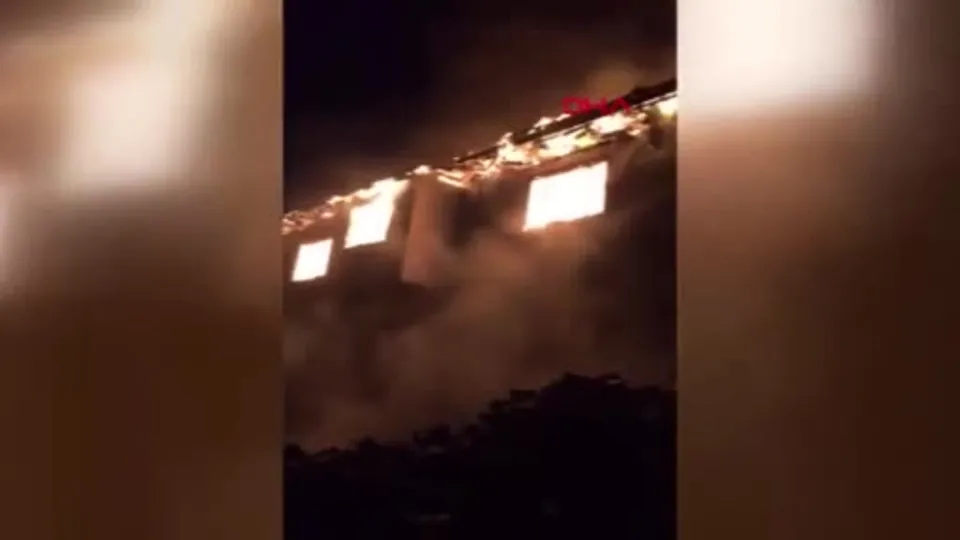 Son dakika: Ankara’da korkutan yangın |Video