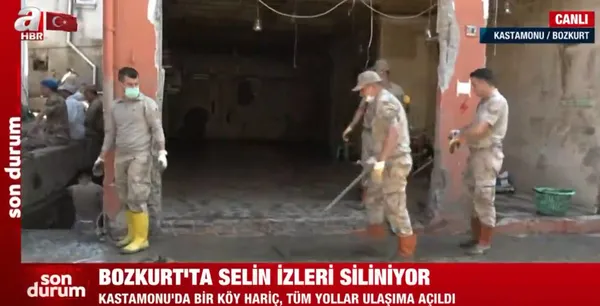 Kastamonu ve Sinop’ta sel felaketinin izleri siliniyor! A Haber ekipleri Kastamonu ve Sinop’ta