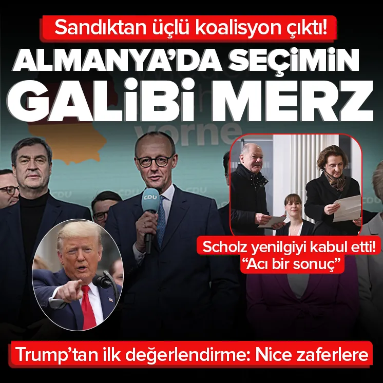 Almanya’da seçimlerden ilk sonuçlar geldi!