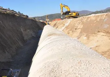 Kanal kazısından tarihi heykel çıktı