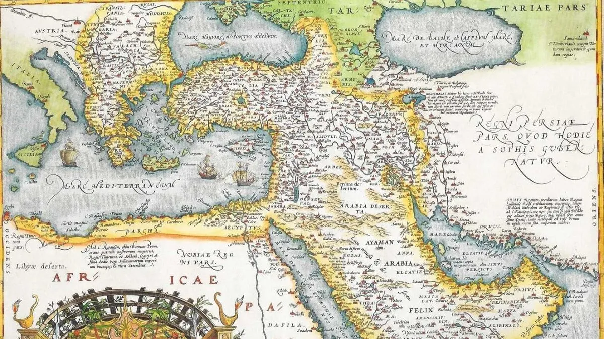 3 kıtada at süren Osmanlı haritası! 100 300 500 yıl boyunca o ülkelere hükmetti