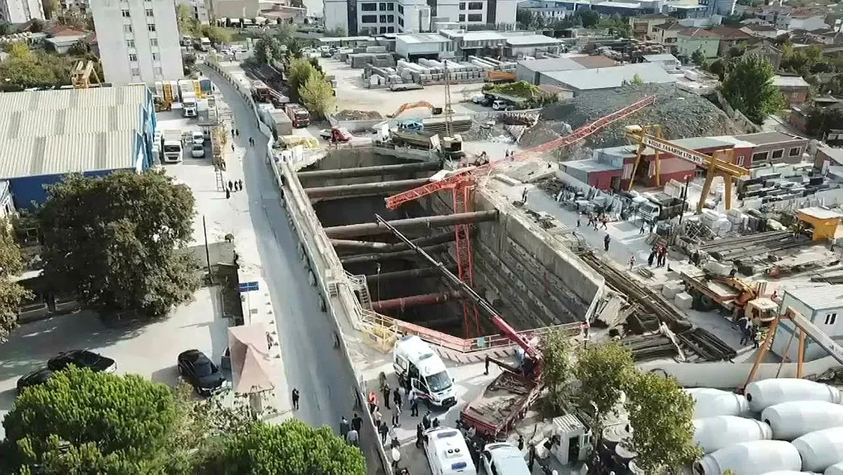 Son dakika: İstanbul Sancaktepe'de metro inşaatında vinç kazası! 2 kişi öldü 1 kişi yaralandı