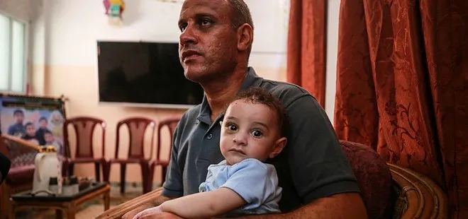 Filistinli baba Muhammed el-Hadidi kalan tek çocuğu için Başkan Erdoğan’dan yardım istedi