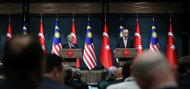 Son dakika: Başkan Erdoğan ve Malezya Başbakanı Mahathir Muhammed’den flaş mesajlar