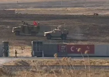Son dakika: Türk ve ABD zırhlıları Fırat'ın doğusunda