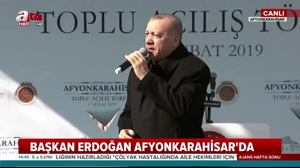 Başkan Erdoğan Afyonkarahisar’da konuştu