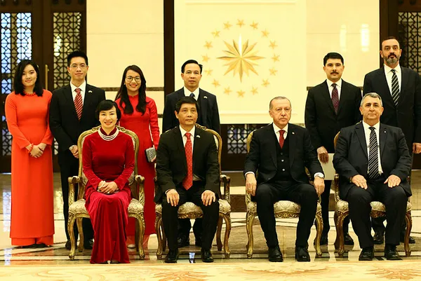 Cumhurbaşkanı Erdoğan, Vietnam Büyükelçisini kabul etti - 1