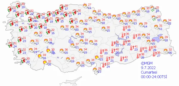 1657032553966.png Kurban Bayramı sağanak yağışla geçecek! Meteoroloji'den son dakika uyarısı: Kuvvetli sağanak yağış geliyor! İstanbul Ankara İzmir güncel hava durumu... - 9