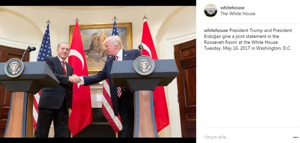 Beyaz Saray'dan Erdoğan-Trump fotoğrafı - 1