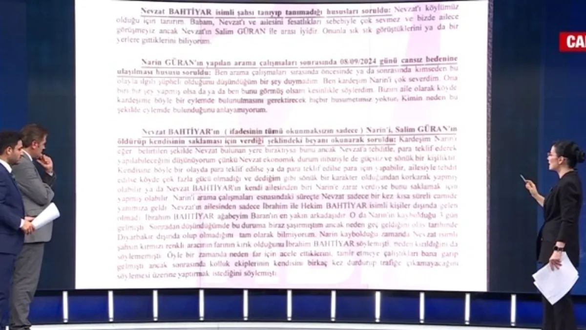 Tutuklama istenen ağabey Enes Güran’ın ifadesi A Haber’de: Babam ve amcamın arasında para kavgası oldu...