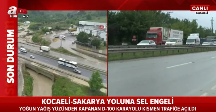 Kocaeli-Sakarya arası trafiğe açıldı - 1