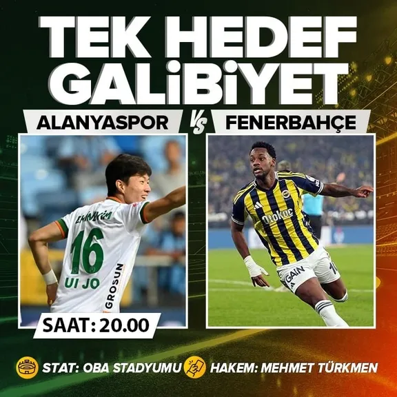 CANLI |  Alanyaspor - Fenerbahçe