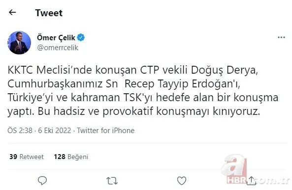 KKTC milletvekili Doğuş Derya’dan Türkiye’yi hedef alan skandal sözler! HDP’lilerle fotoğrafları çıktı