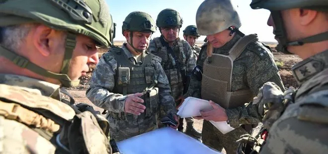 Türk ve Rus askerinin yedinci ortak kara devriyesi tamamlandı