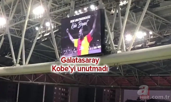 Galatasaray Kobe Bryant’ı unutmadı! Galatasaray’dan Kobe jesti