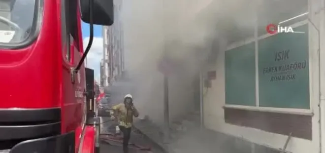 İstanbul Şişli’de depoda yangın paniği