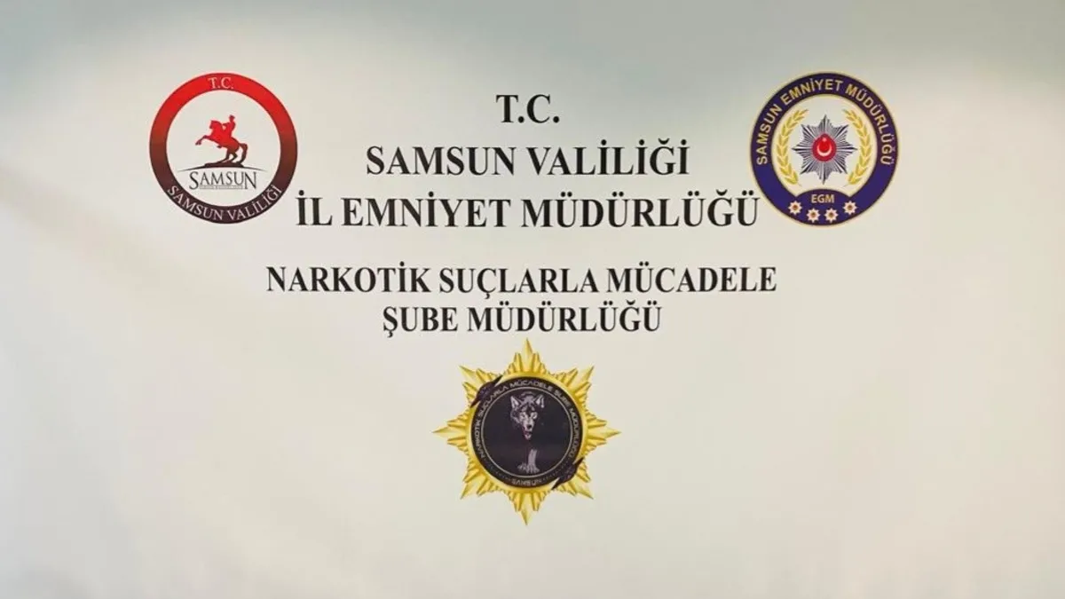 Samsun'da uyuşturucu operasyonu: 2 gözaltı