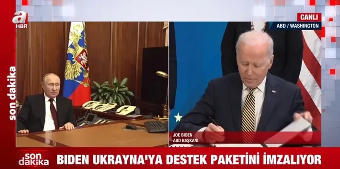 ABD Başkanı Joe Biden CANLI YAYINDA duyurdu: Ukrayna’ya 800 milyon dolarlık yardım
