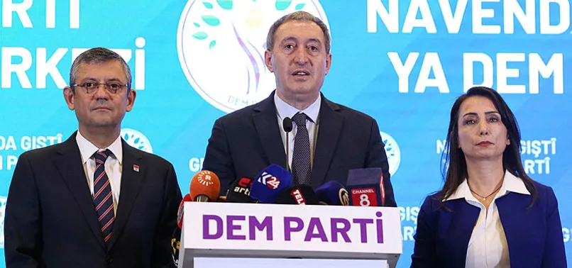 Kandil'in siyasi kolu DEM Parti'den CHP'ye destek! Talepler belirlendi seçimler için söz verildi...