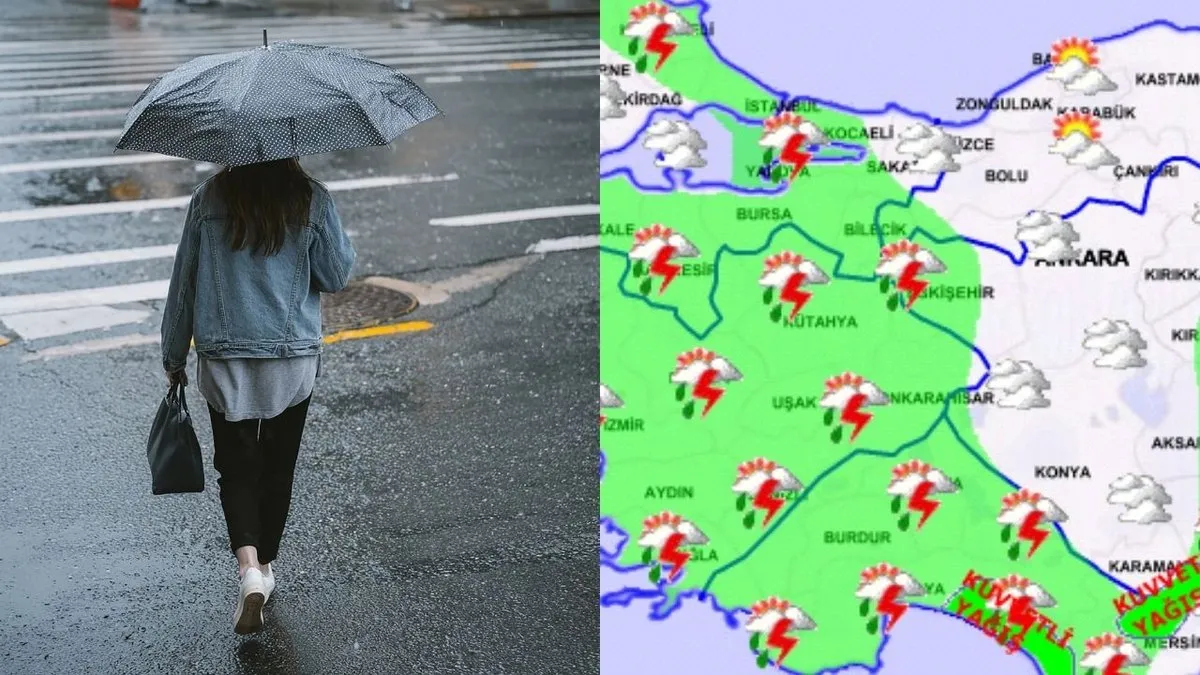 Hafta sonu hava nasıl olacak? MGM’den kuvvetli sağanak uyarısı: Hava bir ısınıp bir soğuyacak!