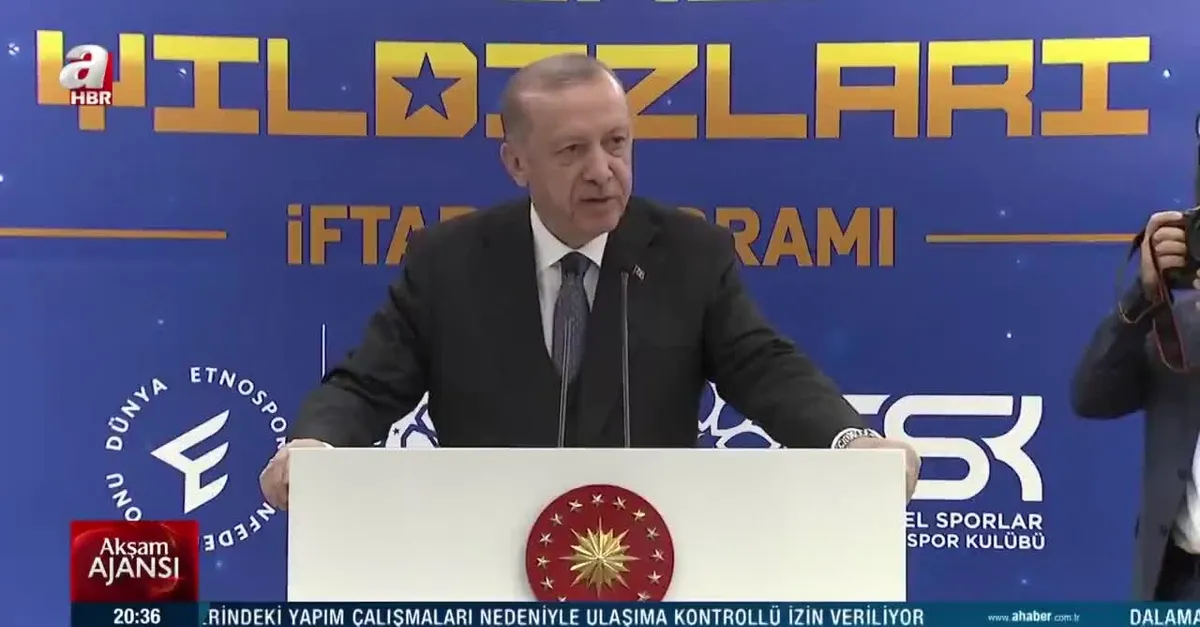 Başkan Erdoğan'dan sporcularla düzenlenen iftar programında önemli açıklamalar