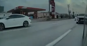 Bursa’da tehlikeli makas kamerada