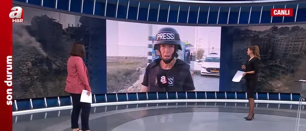 A Haber çatışma bölgesinde | İsrail tankları Gazze sınırında! Namlular sivillere dönmüş durumda