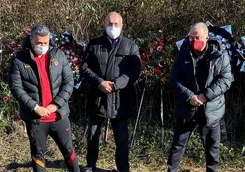 Galatasaray'dan anlamlı ziyaret! Özkan Sümer unutulmadı