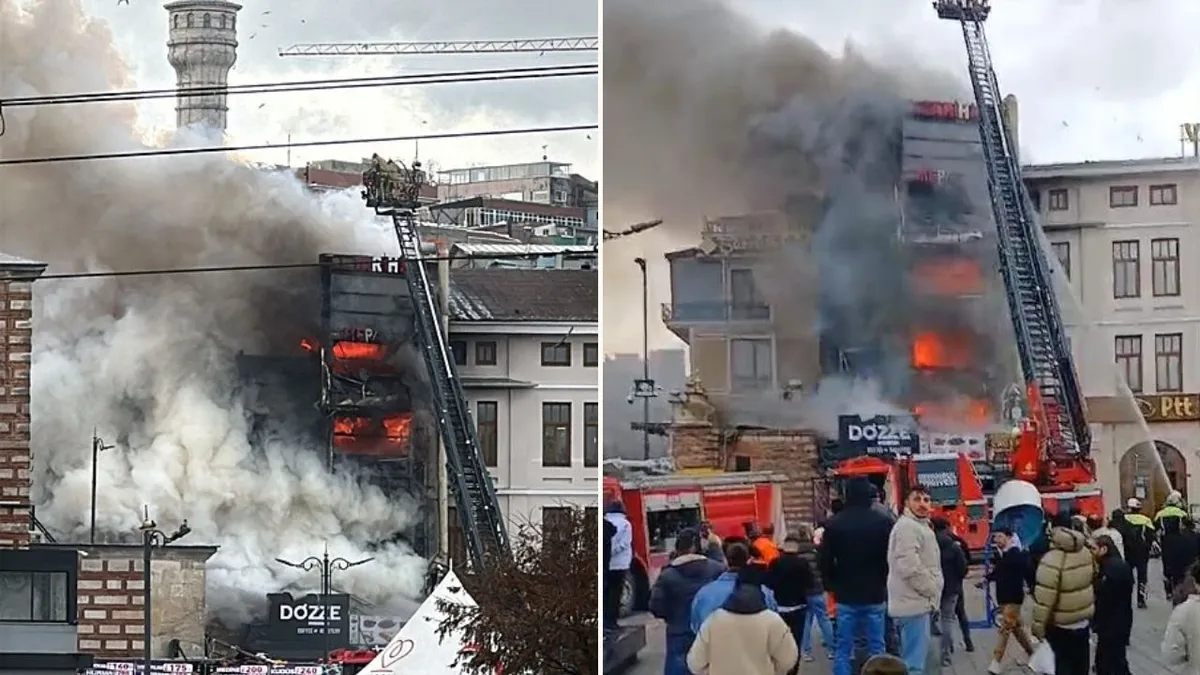 Mısır Çarşısı yangın son durum ne, söndürüldü mü? Yangın neden çıktı, yaralı var mı?