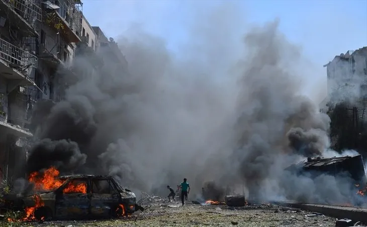 Rus ve Suriye ordusu uçakları Halep’i bombaladı!