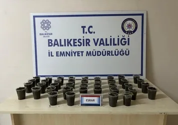 Erdek’te uyuşturucu operasyonu!