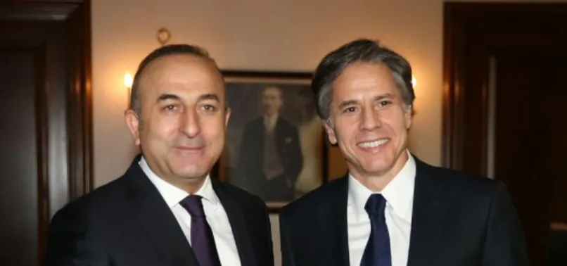 Son dakika: Dışişleri Bakanı Mevlüt Çavuşoğlu, ABD'li mevkidaşı Blinken'la görüştü