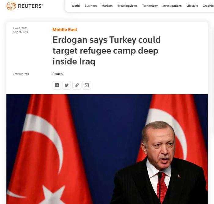 Son dakika: Başkan Erdoğan’ın Mahmur Kampı açıklaması dünya medyasının gündeminde: Türkiye geniş çaplı operasyona hazırlanıyor