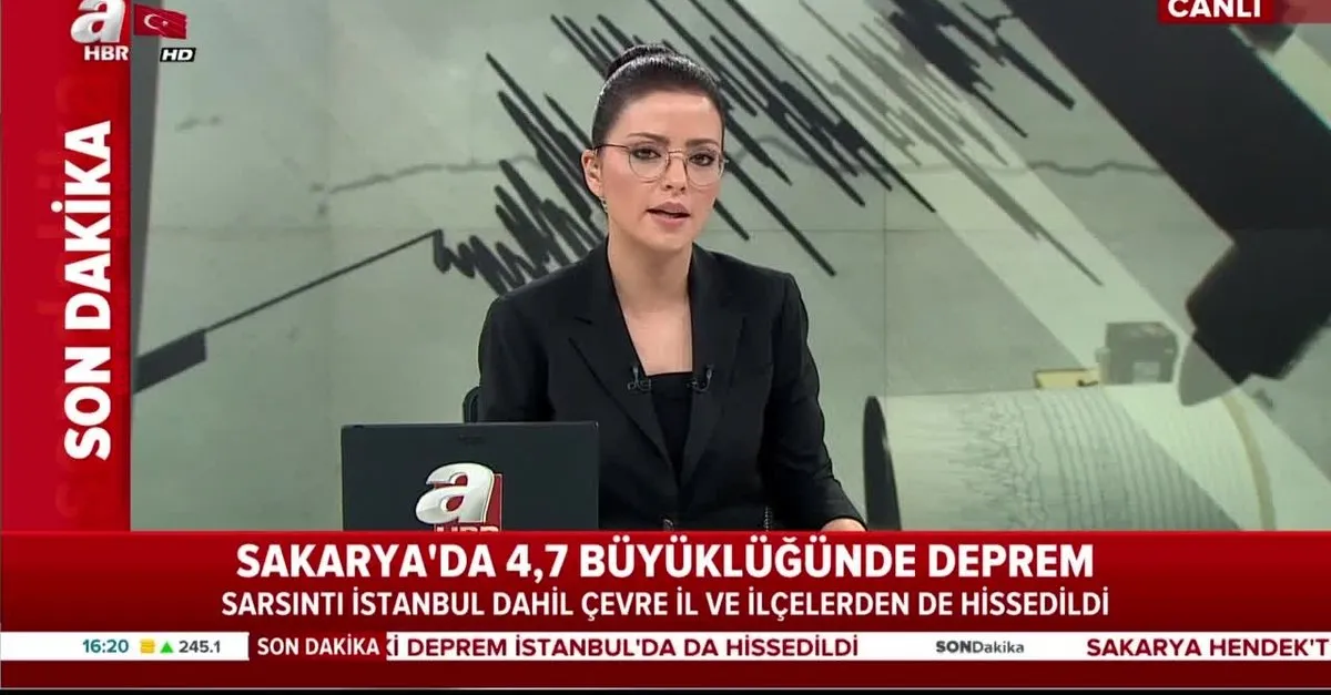 Son Dakika Sakarya Da Korkutan Deprem Istanbul Da Da Hissedildi Video Ahaber Son Dakika Video Izle
