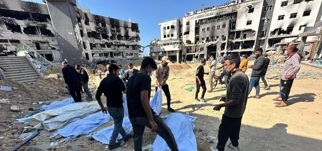 Gazze’deki Sağlık Bakanlığı: İsrail Gazze Şeridi’ndeki hastaneleri toplu mezarlara dönüştürdü