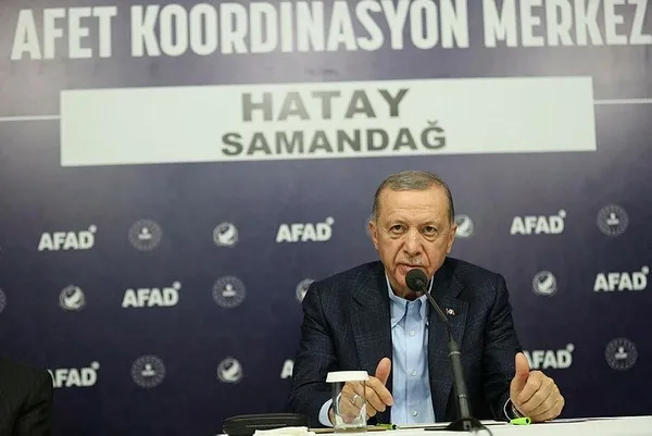 Başkan Erdoğan’dan deprem bölgesinde önemli açıklamalar: Hatay’ı asla yalnız bırakmayacağız