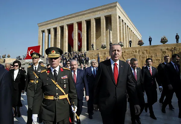 SON DAKİKA: Başkan Erdoğan ve devlet erkanından Anıtkabir’e ziyaret