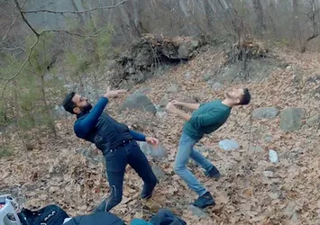 Heijan'a alternatif klip çeken gençler...