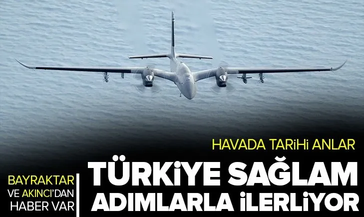 BAYKAR paylaştı! İşte Bayraktar TB2’nin gözünden Bayraktar AKINCI...