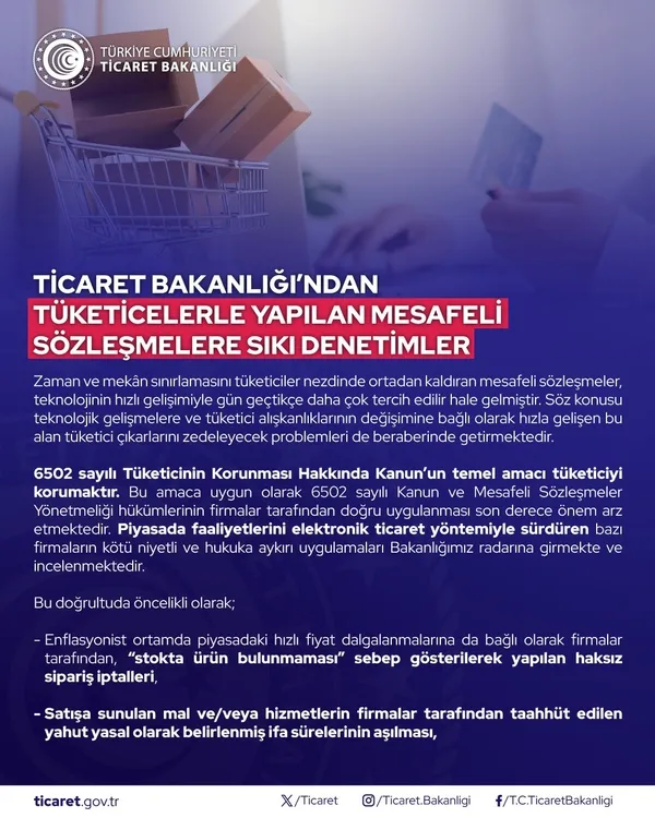 Son dakika: Ticaret Bakanlığı 58 firmaya cezayı kesti