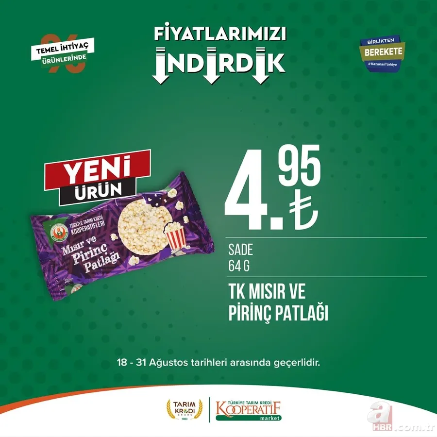 Yeni ürünleri görenler kapıda kuyruk oldu! Tarım Kredi Market listeyi güncellendi! 30'lu yumurta 68.50, Tereyağı 89.90, 40'lı tuvalet kağıdı 168.90 TL... 8