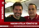 Hakan Atillanın uçaktaki ilk fotoğrafı