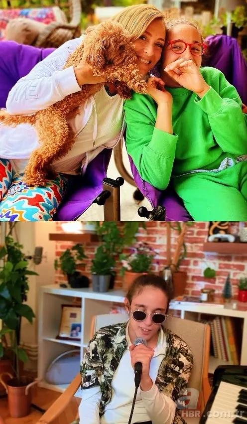 Ceyda Düvenci'nin paylaşımı duygulandırdı! Melisa annesi için şarkı söyledi! "Bir tek annem olsun..." 10