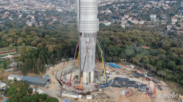 Çamlıca Kulesi'nde geri sayım başladı! Son parçaları yerleştiriliyor... 6