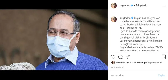 Koronavirüse yakalanan Songül Öden'den güzel haber - 1