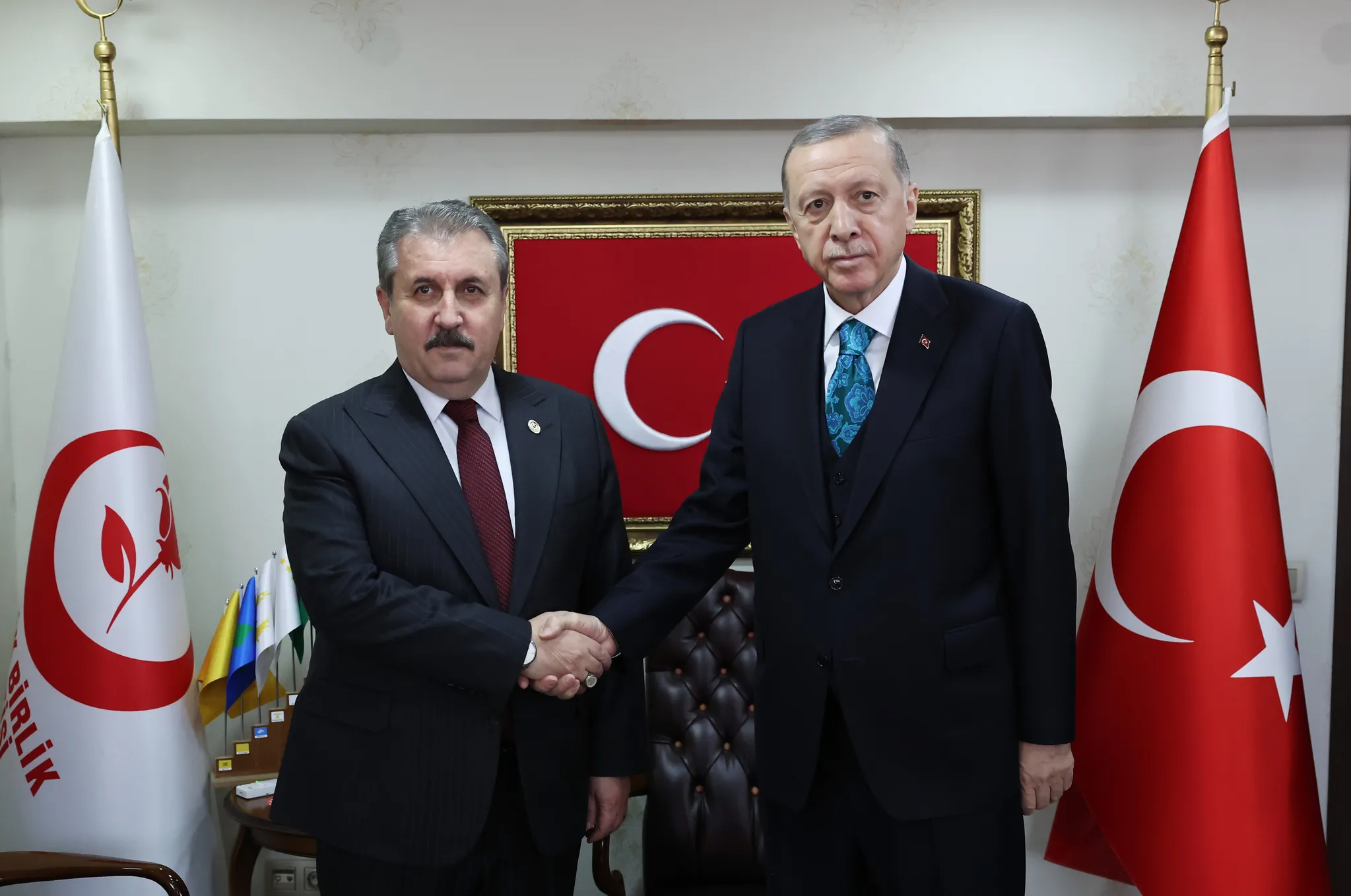 Başkan Erdoğan'dan Mustafa Destici'ye tebrik mesajı