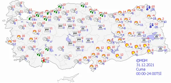 Meteoroloji'den 5 günlük hava durumu açıklaması! Kar ve sağanak geliyor: Tarih verildi - 12