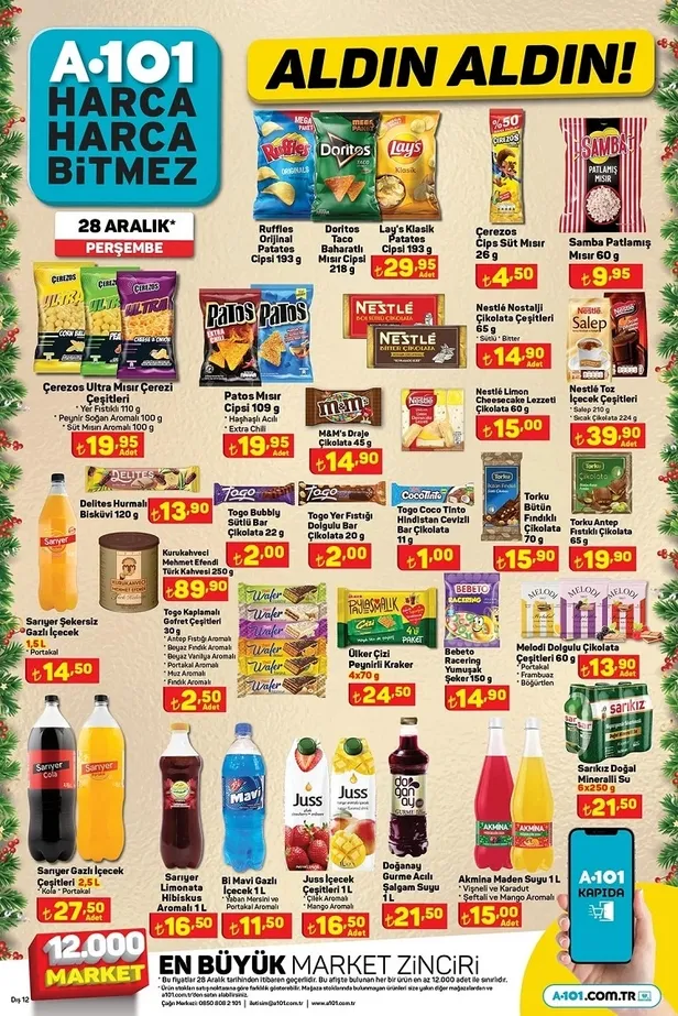 30 Aralık A101 aktüel ürünler kataloğu yayınladı! Ultra HD Smart TV, çay makinesi, döküm tencere, fotoğraf yazıcısı uygun fiyattan satışta