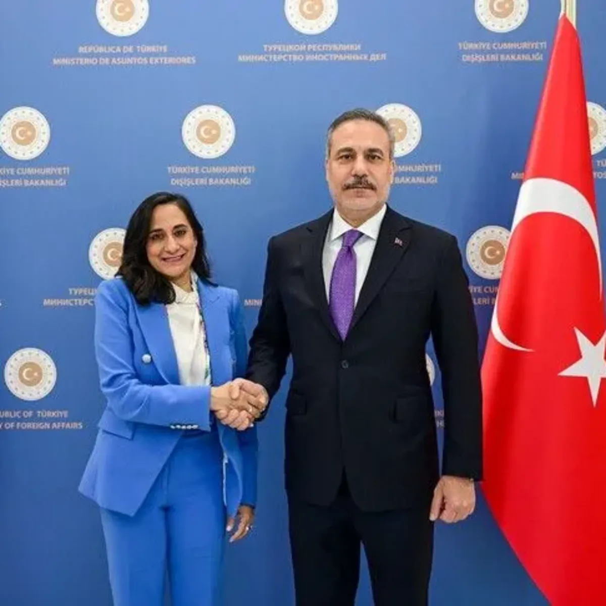 Ankara'da diplomasi trafiği! Bakan Fidan, Kanadalı mevkidaşı Anand ile görüştü